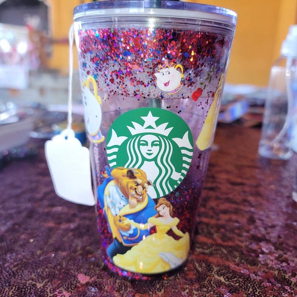 snowglobe starbucks tumbler